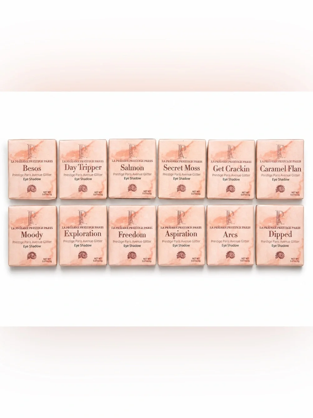 Glitter Eye Shadow Singles - Set of 12